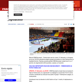 A complete backup of www.fanatik.ro/csm-bucuresti-ferencvaros-live-stream-online-digi-sport-telekom-sport-si-look-plus-19155043