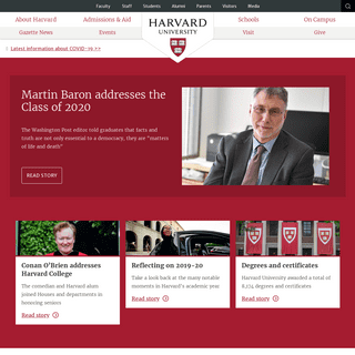 A complete backup of harvard.edu