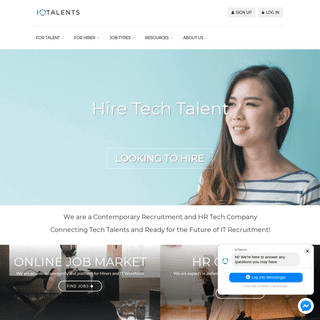 IoTalents- Hire Tech Talents and Find IT Work Online (Singapore)