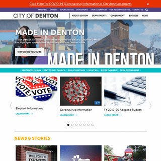 A complete backup of cityofdenton.com