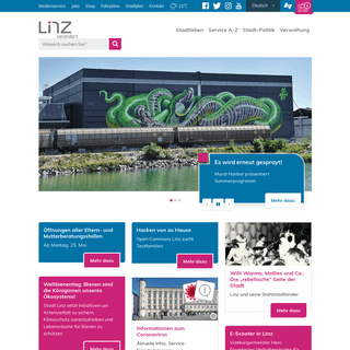 A complete backup of linz.at