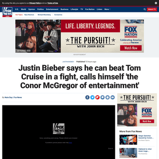 A complete backup of www.foxnews.com/entertainment/justin-bieber-believes-beat-tom-cruise-fight