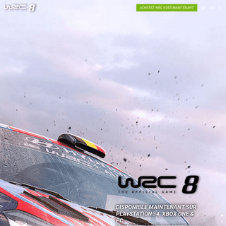 WRC 8 â€“ Le jeu officiel du championnat du Monde des Rallyes FIA 2019 (WRC)