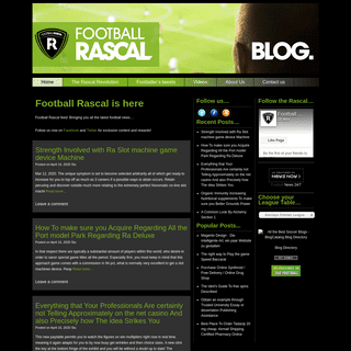 A complete backup of footballrascal.com