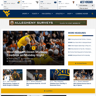 A complete backup of wvusports.com