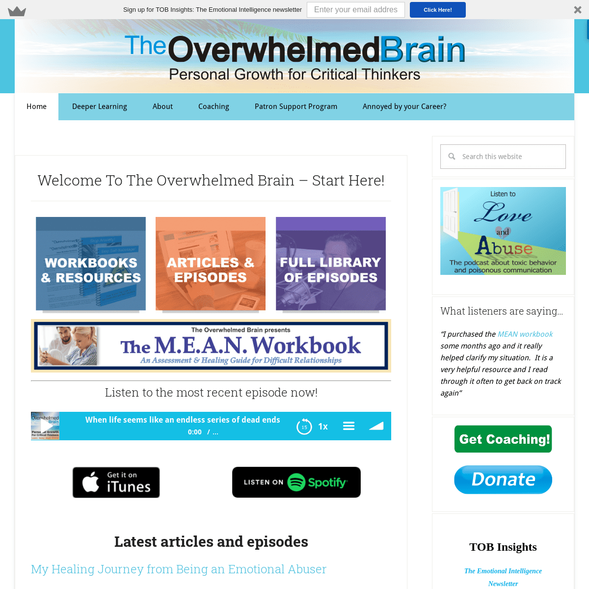 A complete backup of theoverwhelmedbrain.com