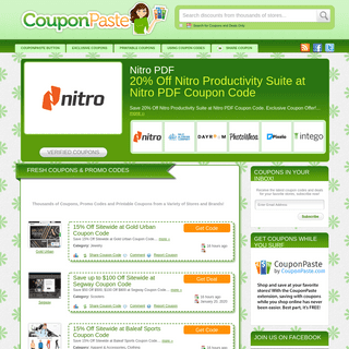 A complete backup of couponpaste.com
