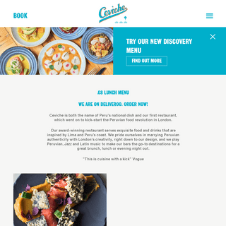 A complete backup of cevicheuk.com