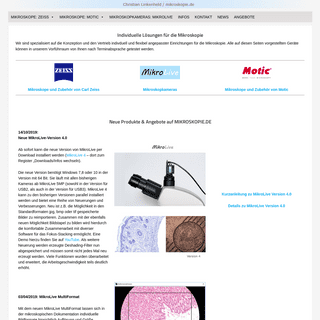 A complete backup of mikroskopie.de