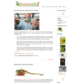 A complete backup of botanicalls.com