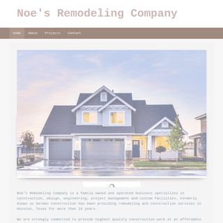 Noe's Remodeling Company in Houston