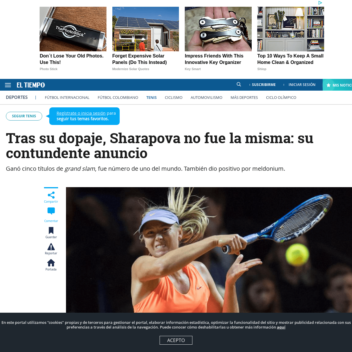 A complete backup of www.eltiempo.com/deportes/tenis/la-tenista-rusa-maria-sharapova-anuncio-su-retiro-del-tenis-466354
