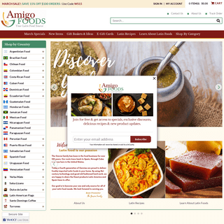 A complete backup of amigofoods.com