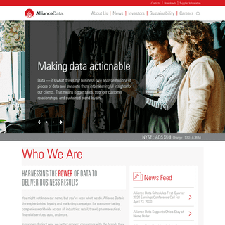 Alliance Data Systems - Home