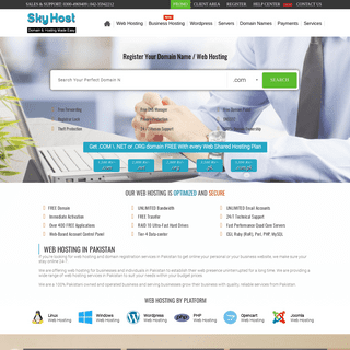 A complete backup of skyhost.pk
