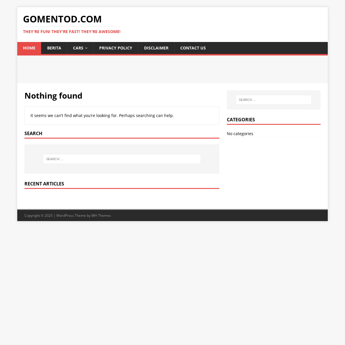 A complete backup of gomentod.com