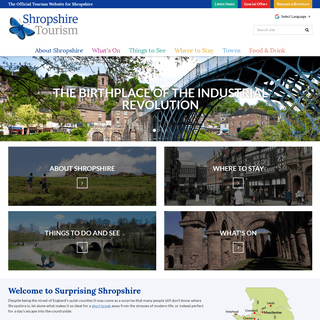 A complete backup of shropshiretourism.co.uk