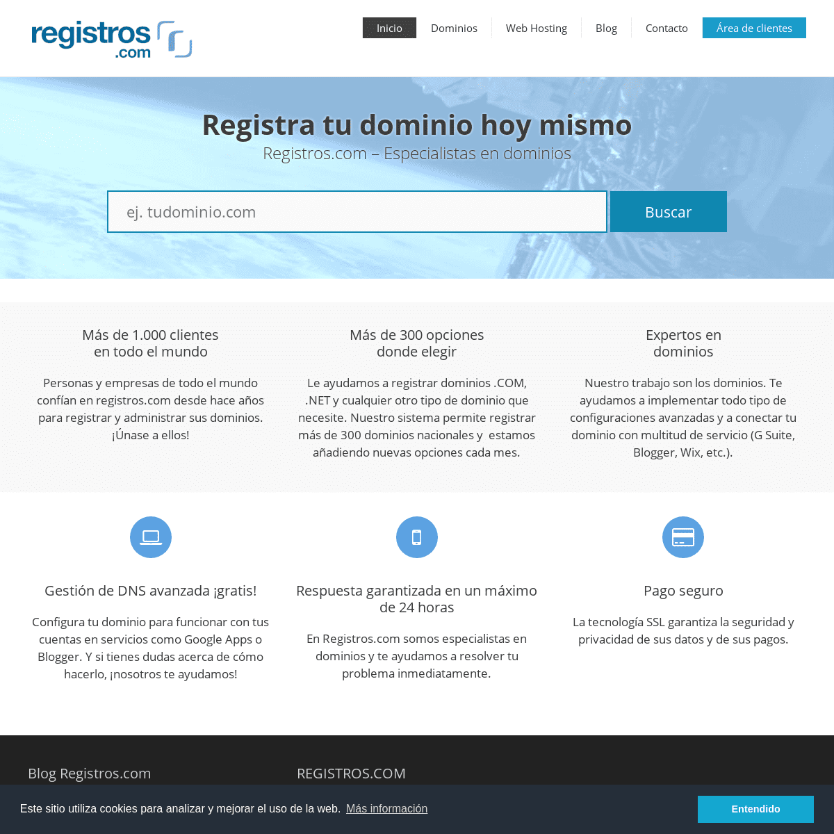 A complete backup of registros.com