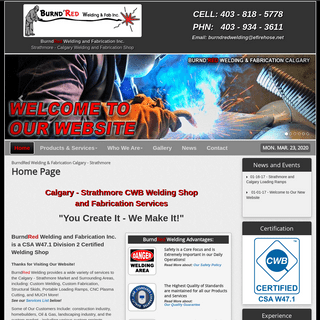 BurndRed Welding & Fabrication Shop- Strathmore - Calgary