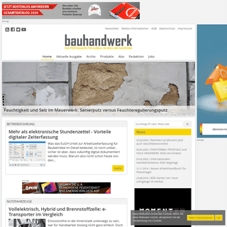A complete backup of bauhandwerk.de