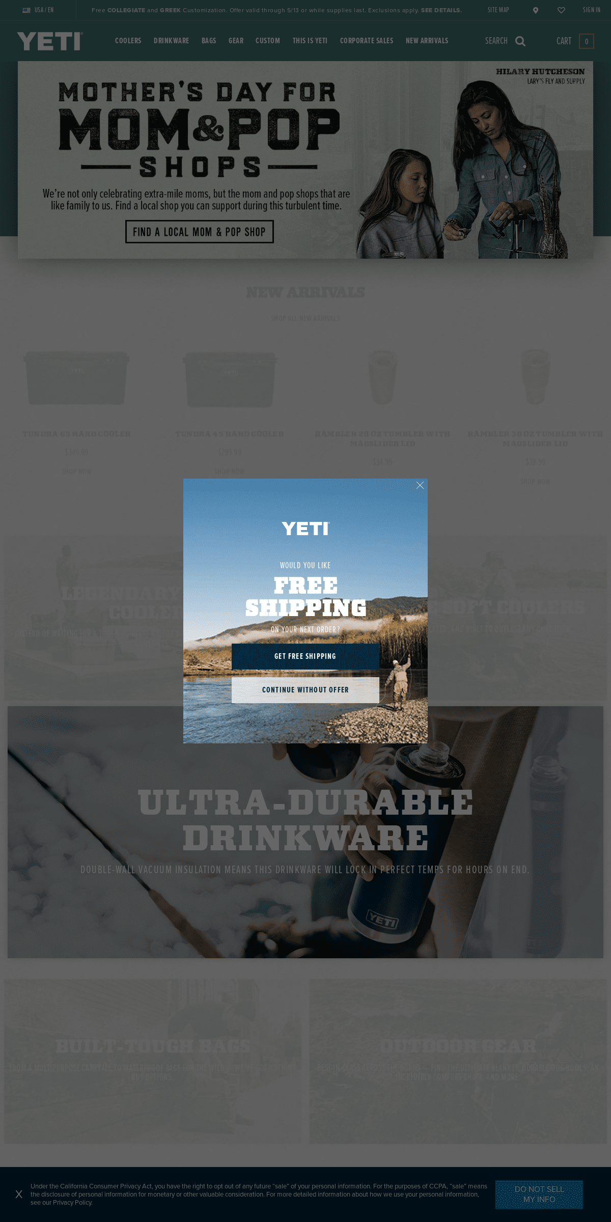 A complete backup of yeticoolers.com