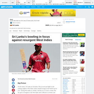 A complete backup of www.espncricinfo.com/series/19745/preview/1213871/sri-lanka-vs-west-indies-1st-odi-west-indies-in-sri-lanka