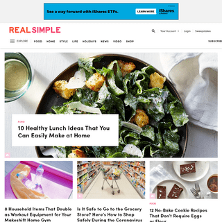 A complete backup of realsimple.com