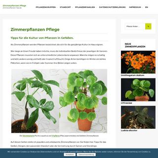A complete backup of zimmerpflanzen-faq.de