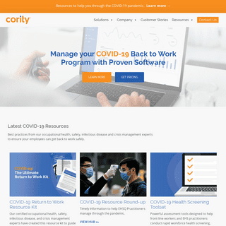 A complete backup of cority.com