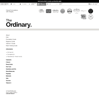 A complete backup of theordinary.com