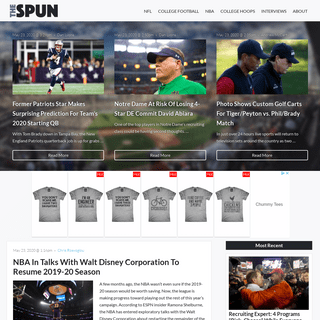 A complete backup of thespun.com