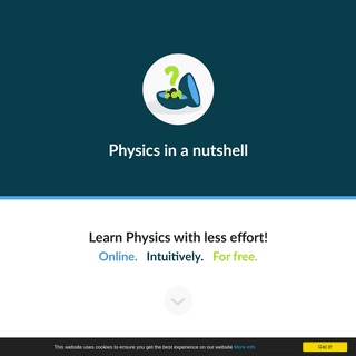 A complete backup of physics-in-a-nutshell.com