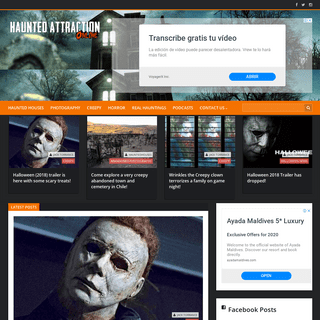 A complete backup of hauntedattractiononline.com