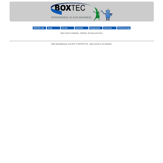 A complete backup of boxtec.ch