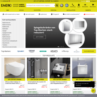 Emero - Badezimmer Online-Shop fÃ¼r Armaturen & SanitÃ¤r