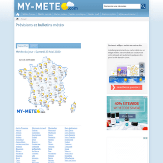 A complete backup of my-meteo.fr