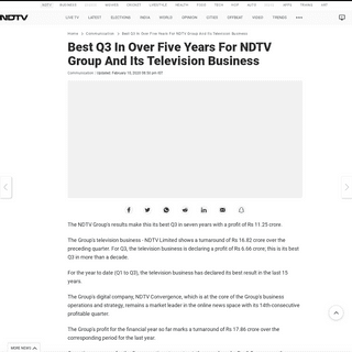 A complete backup of www.ndtv.com/communication/best-q3-in-over-five-years-for-ndtv-group-and-its-television-business-2178047