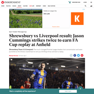 A complete backup of www.independent.co.uk/sport/football/fa-league-cups/shrewsbury-vs-liverpool-prediction-preview-odds-fa-cup-