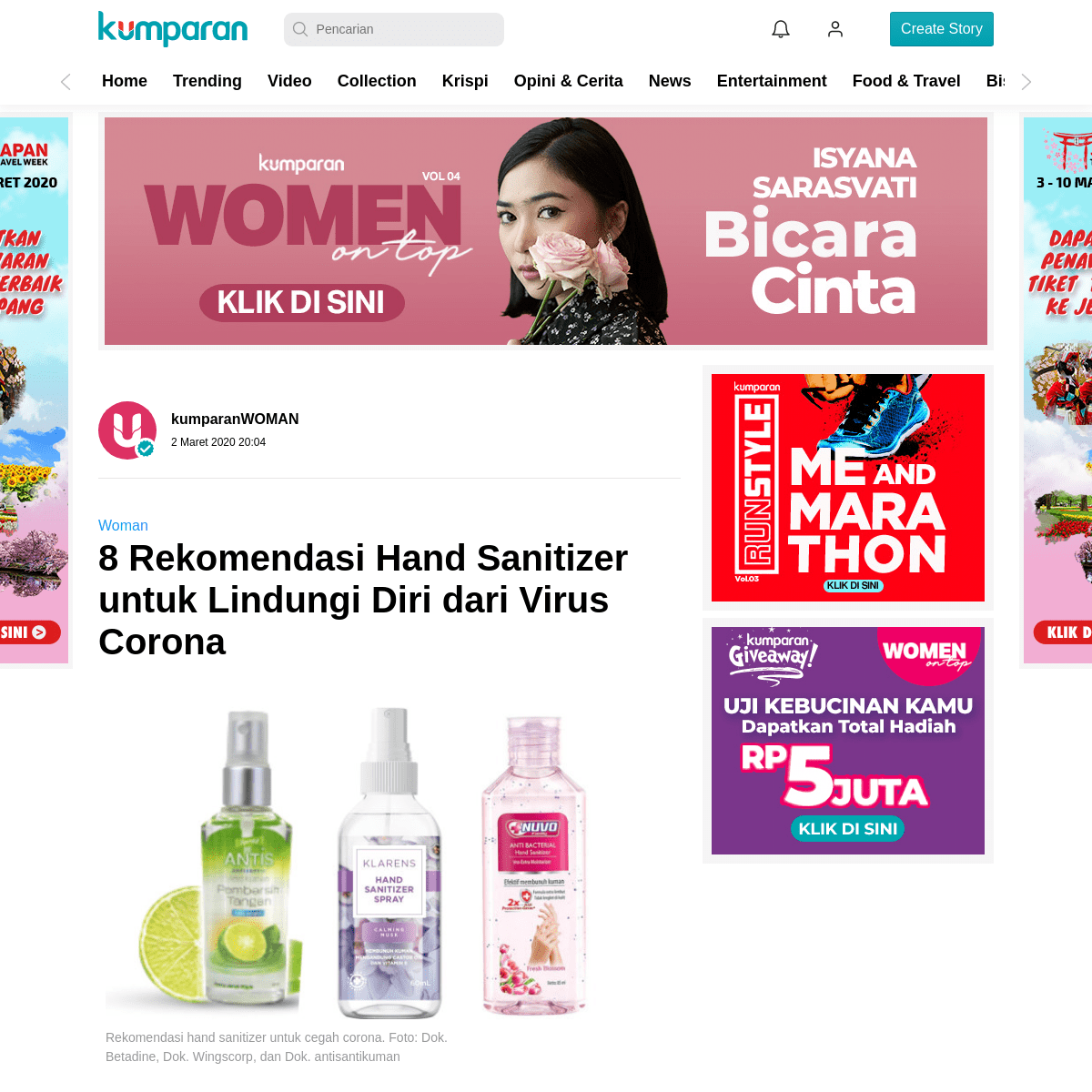 A complete backup of kumparan.com/kumparanwoman/8-rekomendasi-hand-sanitizer-untuk-lindungi-diri-dari-virus-corona-1swrLgztJEN