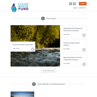 A complete backup of cleanwaterfund.org