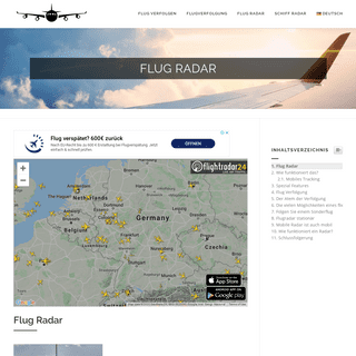A complete backup of flug-radar24.de
