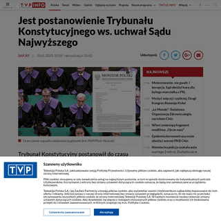 A complete backup of www.tvp.info/46407646/jest-postanowienie-trybunalu-konstytucyjnego-ws-uchwal-sadu-najwyzszego