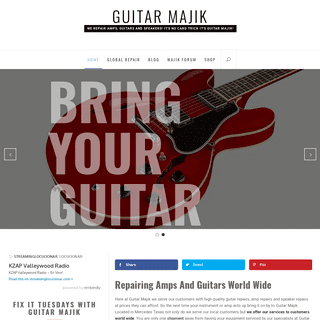 A complete backup of guitarmajik.com