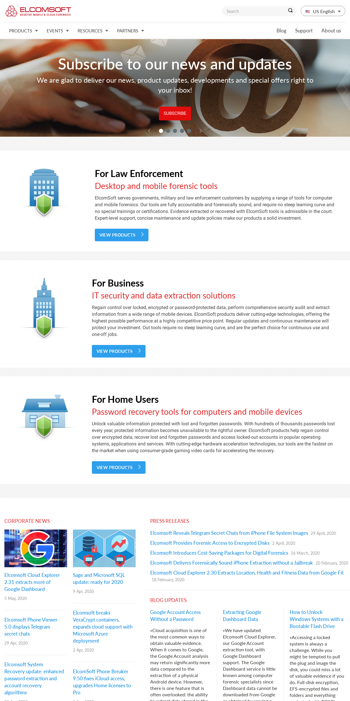 A complete backup of elcomsoft.com