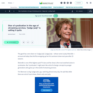 A complete backup of www.marketplace.org/2020/03/02/star-of-syndication-in-the-age-of-streaming-services-judge-judy-is-calling-i