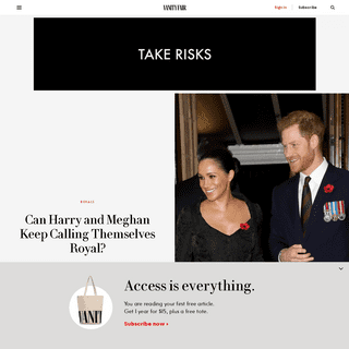 A complete backup of www.vanityfair.com/style/2020/02/can-harry-and-meghan-keep-calling-themselves-royal
