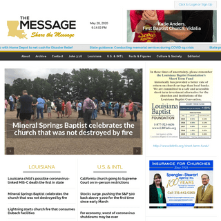 A complete backup of baptistmessage.com