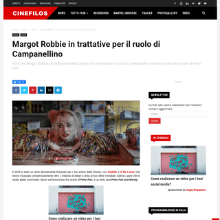 A complete backup of www.cinefilos.it/cinema-news/2020/margot-robbie-campanellino-424177