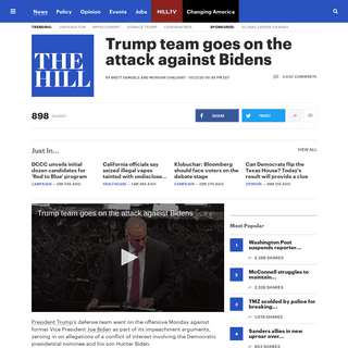 Trump team goes on the attack against Bidens - TheHill