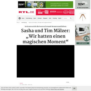 A complete backup of www.rtl.de/cms/sasha-und-tim-maelzer-wir-hatten-einen-magischen-moment-4479344.html